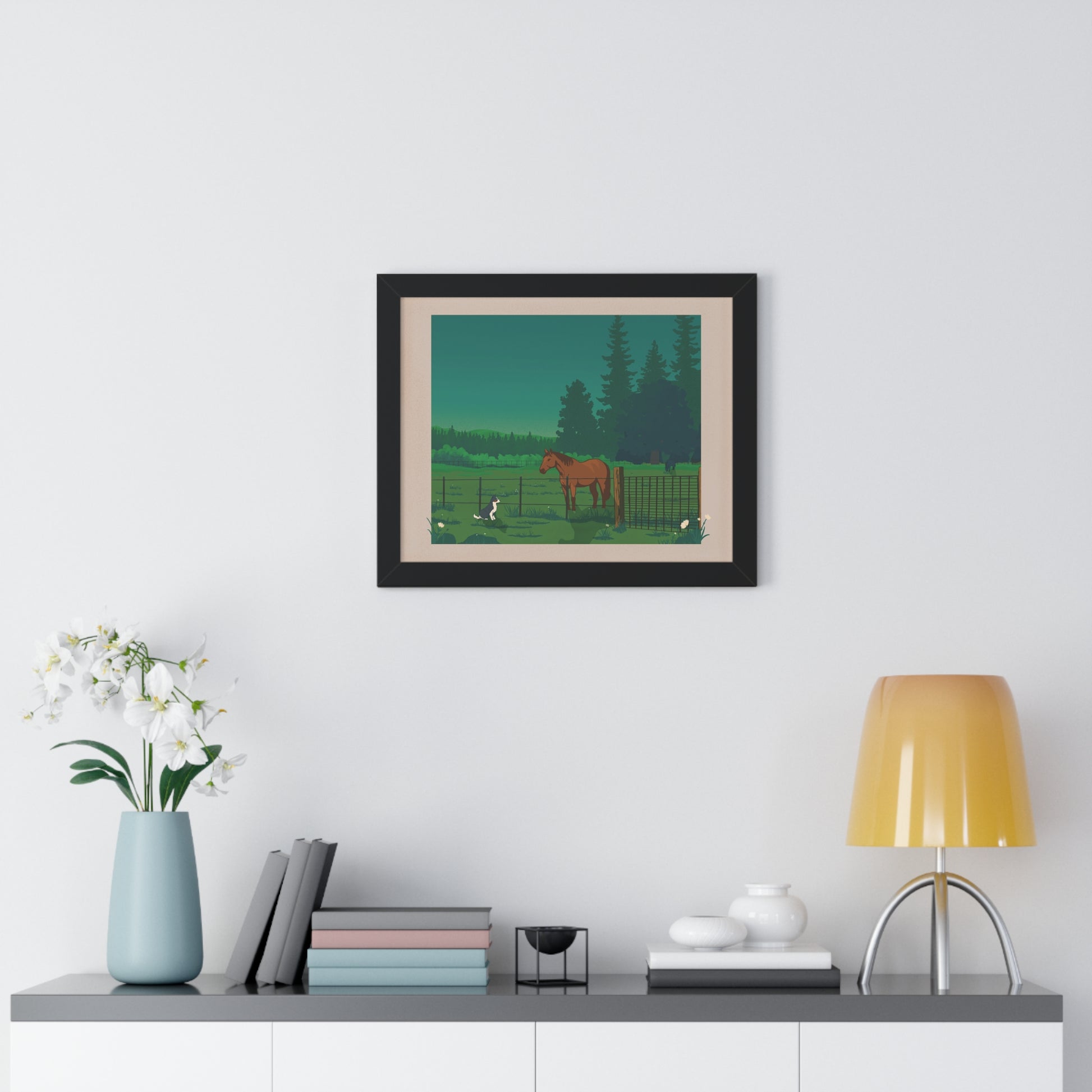 Gatekeepers – Framed Vintage Pacific Northwest Art Print