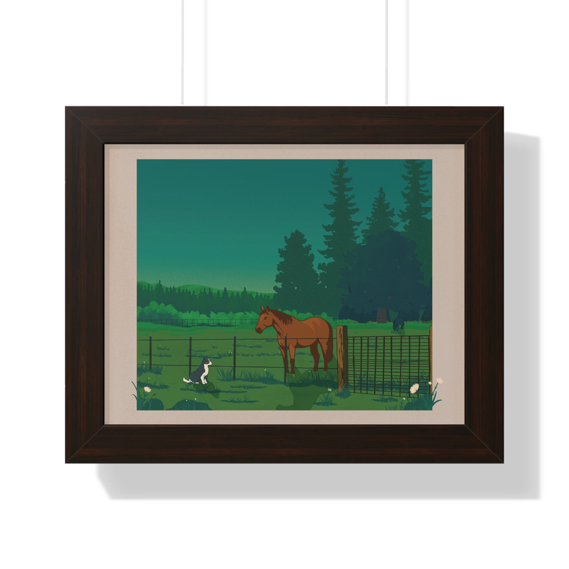 Gatekeepers – Framed Vintage Pacific Northwest Art Print