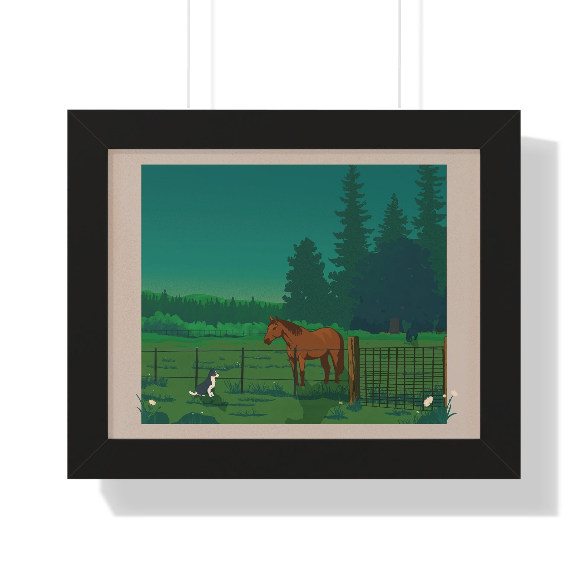 Gatekeepers – Framed Vintage Pacific Northwest Art Print