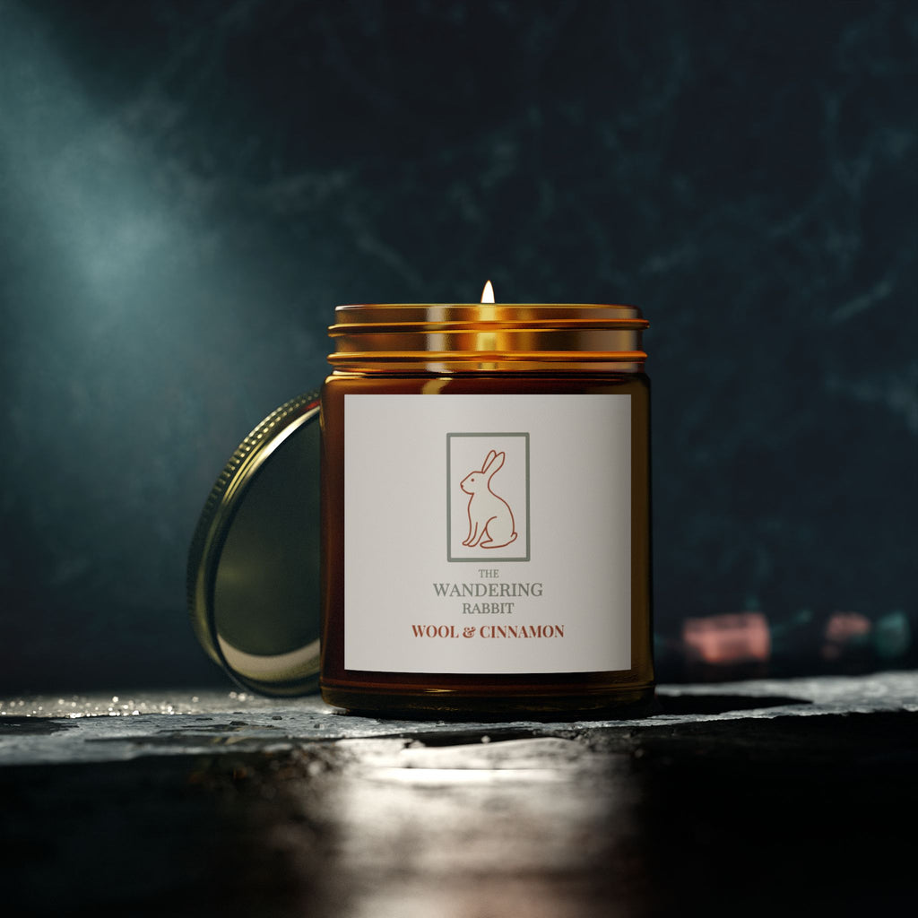 Wool & Cinnamon - Scented Candle - by The Wandering Rabbit