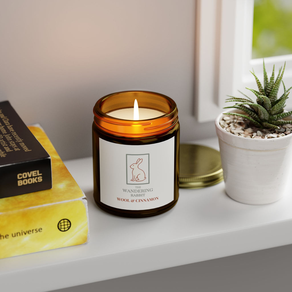 Wool & Cinnamon - Scented Candle - by The Wandering Rabbit